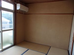 和室6畳 エアコン付き