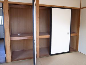 沢山収納できる押入