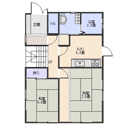 間取り図 1階